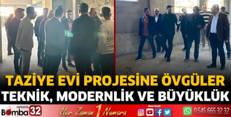 Taziye Evi Projesine Övgüler