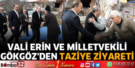 Taziye ziyaretinde bulundular 
