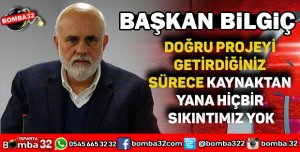 TBMM BAŞKANVEKİLİ BİLGİÇ BELEDİYE BAŞKANLARINA SÖZ VERDİ