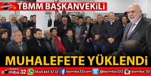 TBMM BAŞKANVEKİLİ BİLGİÇ BÜYÜK COŞKU İLE KARŞILANDI