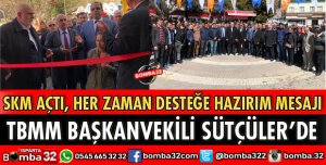 TBMM BAŞKANVEKİLİ BİLGİÇ SÜTÇÜLER'DE