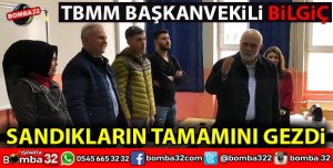 TBMM BAŞKANVEKİLİ BİLGİÇ TEK TEK ZİYARET ETTİ