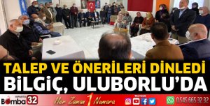 TBMM Başkanvekili Bilgiç Uluborlu’da