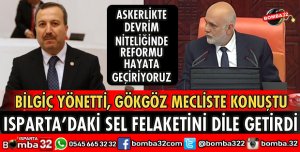 TBMM BAŞKANVEKİLİ BİLGİÇ YÖNETTİ, GÖKGÖZ MECLİSTE KONUŞTU