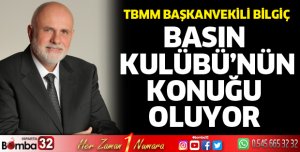TBMM Başkanvekili Bilgiç,Basın Kulübü'nün konuğu oluyor