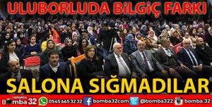 TBMM BAŞKANVEKİLİ BİLGİÇ'E ULUBORLUDA SEVGİ SELİ