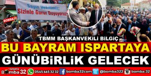 TBMM BAŞKANVEKİLİ BİLGİÇ'İN BAYRAM PROGRAMI BELLİ OLDU
