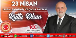TBMM BAŞKANVEKİLİ BİLGİÇ'TEN 23 NİSAN MESAJI