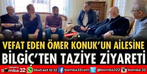 TBMM BAŞKANVEKİLİ BİLGİÇ'TEN TAZİYE ZİYARETİ