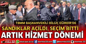 TBMM BAŞKANVEKİLİ EĞİRDİR'DE COŞKUYLA KARŞILANDI