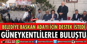 TBMM BAŞKANVEKİLİ GÜNEYKENTLİLERLE BULUŞTU