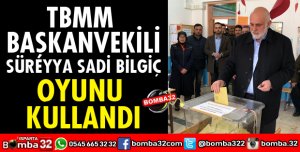TBMM BAŞKANVEKİLİ OYUNU KULLANDI