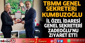 TBMM Genel Sekreterinden Zadeoğlu'na ziyaret