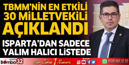TBMM’nin en etkili 30 milletvekili açıklandı 