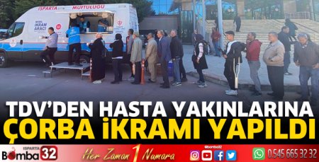 TDV'den çorba ikramı