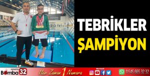 Tebrikler şampiyon