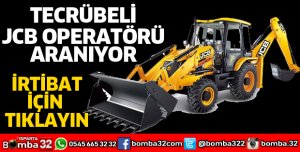 TECRÜBELİ JCB OPERATÖRÜ ARANIYOR