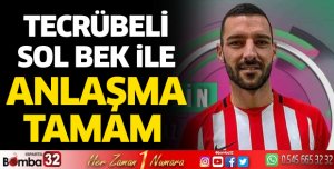 Tecrübeli sol bek ile anlaşma tamam