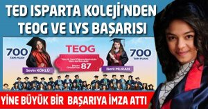 TED Isparta Koleji’nden TEOG ve LYS başarısı