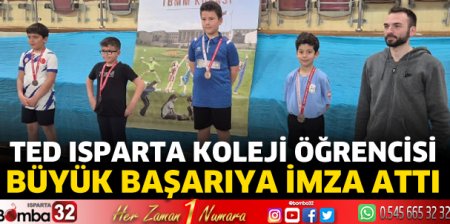 TED Koleji öğrencisi büyük başarı imza attı 