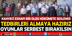TEDBİRLERİ ALMAYA HAZIRIZ, OYUNLAR SERBEST BIRAKILSIN