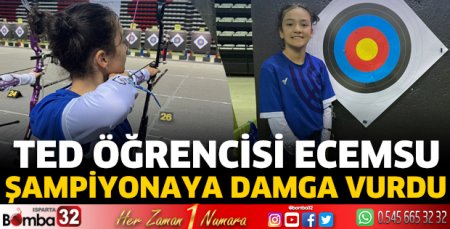 TED'li Ecemsu şampiyonaya damga vurdu