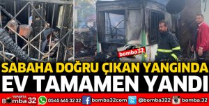 TEK KATLI EV TAMAMEN YANDI