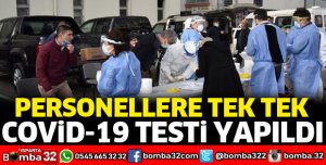 TEK TEK KORONAVİRÜS TESTİ YAPILDI
