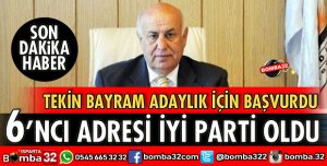 TEKİN BAYRAM KU KEZ İYİ PARTİ SAFLARINDA