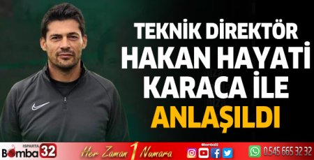 Teknik direktör ile anlaşıldı