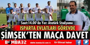 TEKNİK DİREKTÖR ŞİMŞEK'TEN MAÇA DAVET