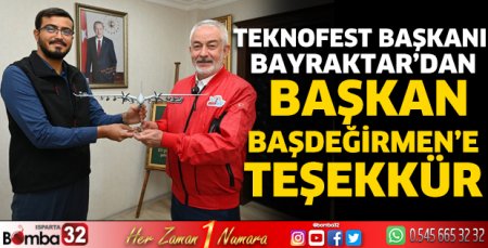 TEKNOFEST Başkanı Bayraktar’dan Başkan Başdeğirmen’e teşekkür
