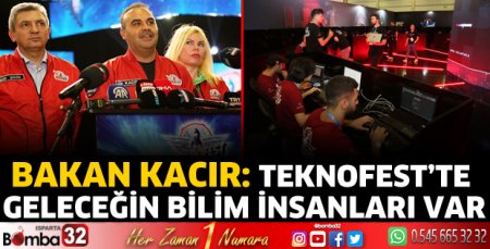 Teknofest’te geleceğin bilim insanları var