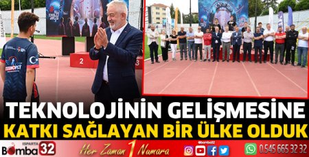 Teknolojinin gelişmesine katkı sağlayan bir ülke olduk