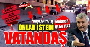 Telekom İstedi Belediye Yaptı Vatandaş Mağdur Oldu