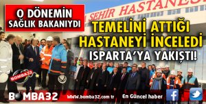 TEMELİNİ ATTIĞI HASTANEYİ İNCELEDİ