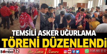 Temsili asker uğurlama töreni düzenlendi