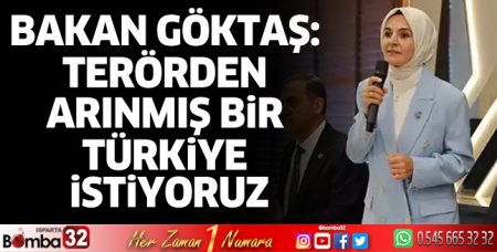 Terörden arınmış bir Türkiye istiyoruz