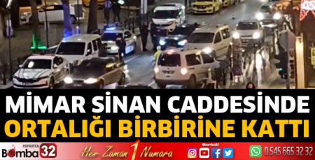 Ters yönde giderken caddeyi birbirine kattı