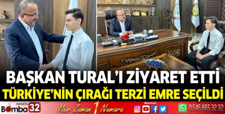Terzi Emre Başkan Tural’ı ziyaret etti