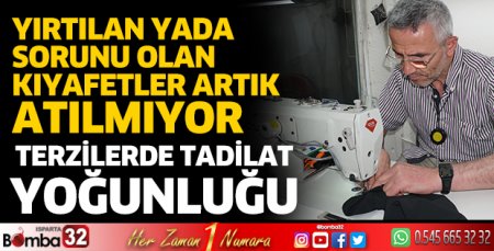 Terzilerde tadilat yoğunluğu