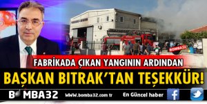 BAŞKAN BITRAK'TAN TEŞEKKÜR