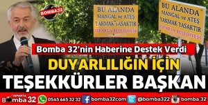 TEŞEKKÜRLER BAŞKAN BAŞDEĞİRMEN