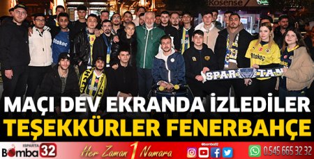 Teşekkürler Fenerbahçe