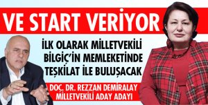 TEŞKİLAT MENSUPLARI İLE BULUŞUYOR