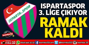 TFF'DEN ISPARTASPOR İÇİN MUTLU HABER