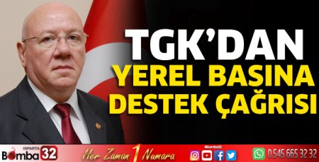 TGK’dan yerel basına destek çağrısı