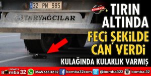 TIRIN ALTINDA FECİ ŞEKİLDE CAN VERDİ