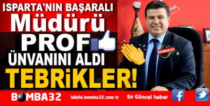 TKDK İL KOORDİNATÖRÜ GÜLCÜ  PROF ÜNVANINI ALDI