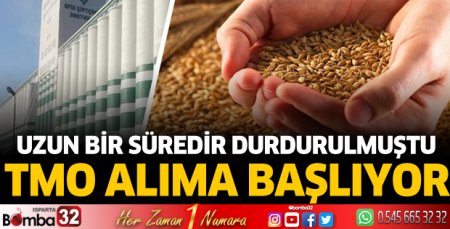 TMO alıma başlıyor